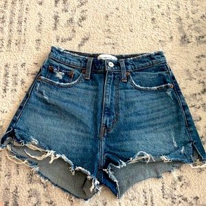 Denim shorts